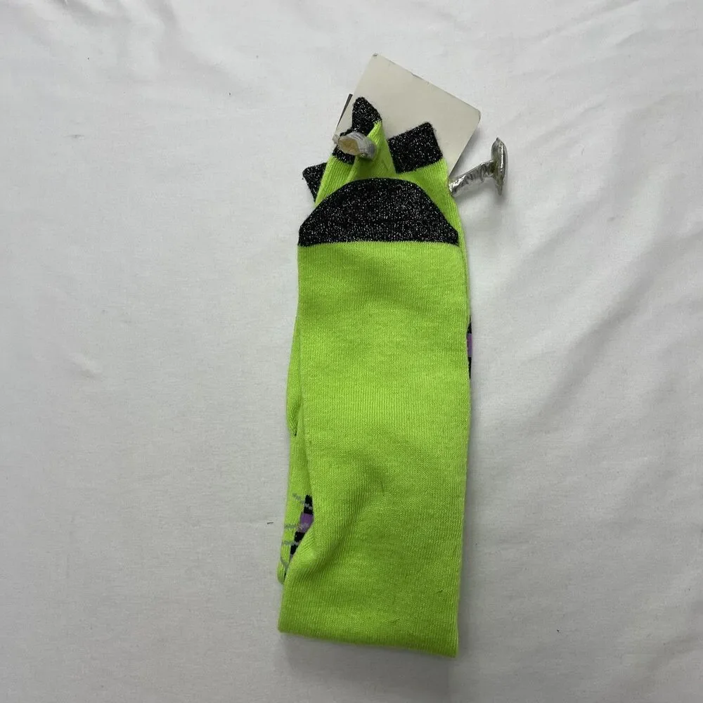 Halloween Frankenstein Dress Up Bioworld Crew Knee High Socks Womens 9-11 Adult